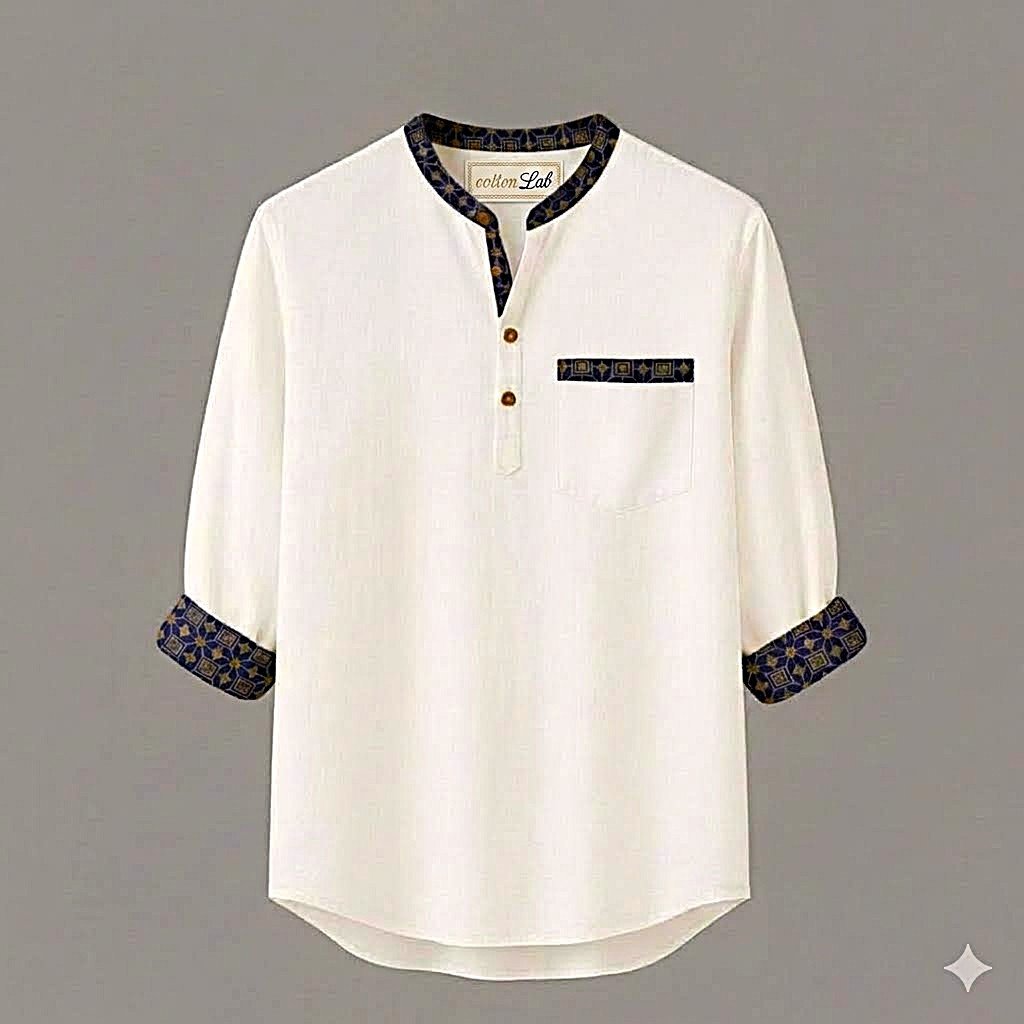 New Summer Colection Cotton Fabric Katua For Man's